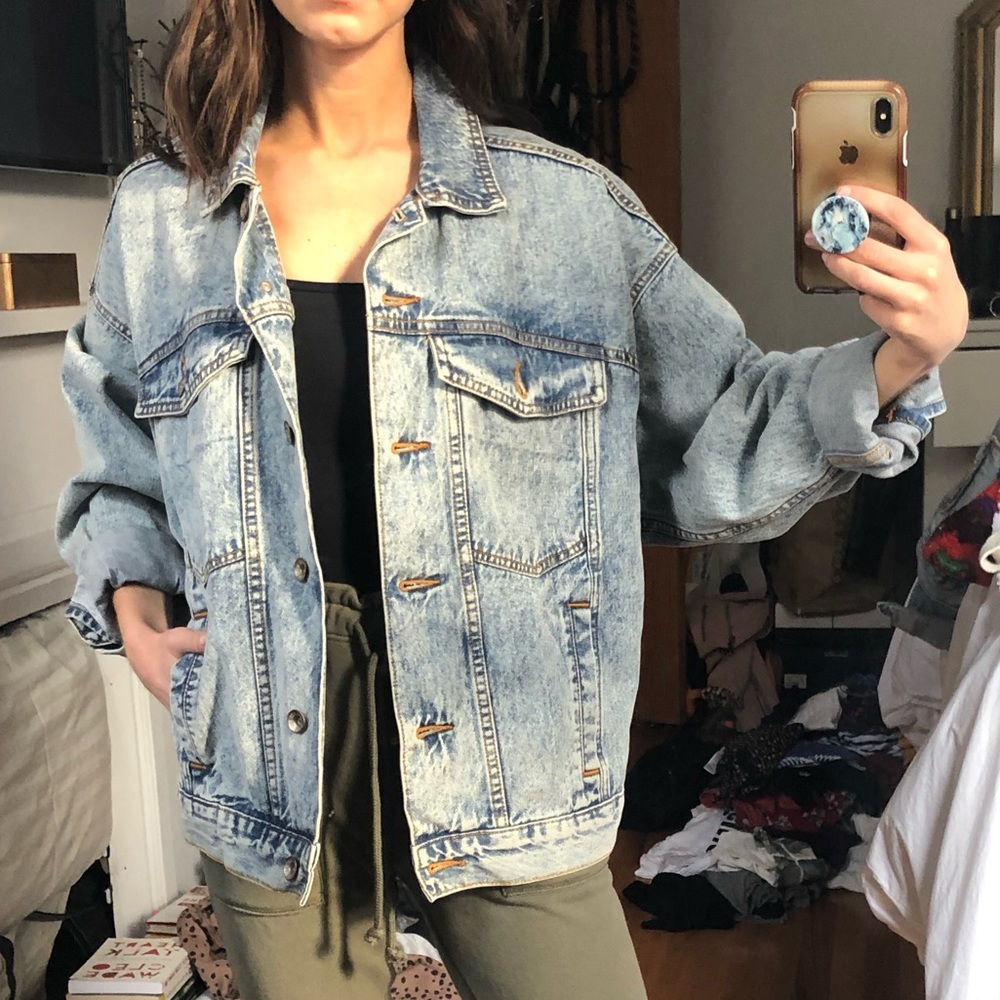 BDG Denim Trucker Jacket Light Blue xs NWT!